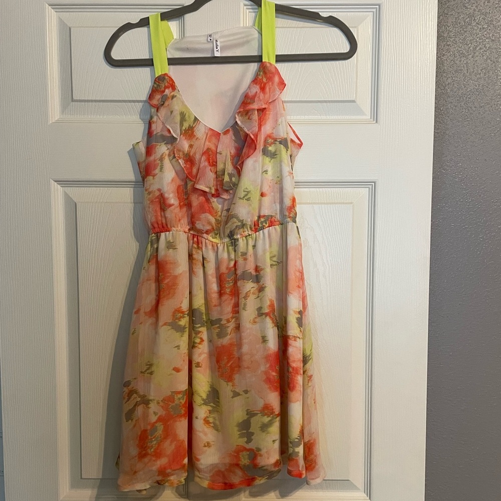 Abstract print dress